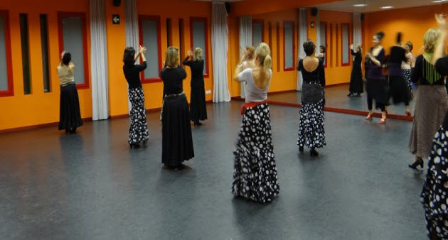 suelo acústico clases de flamenco